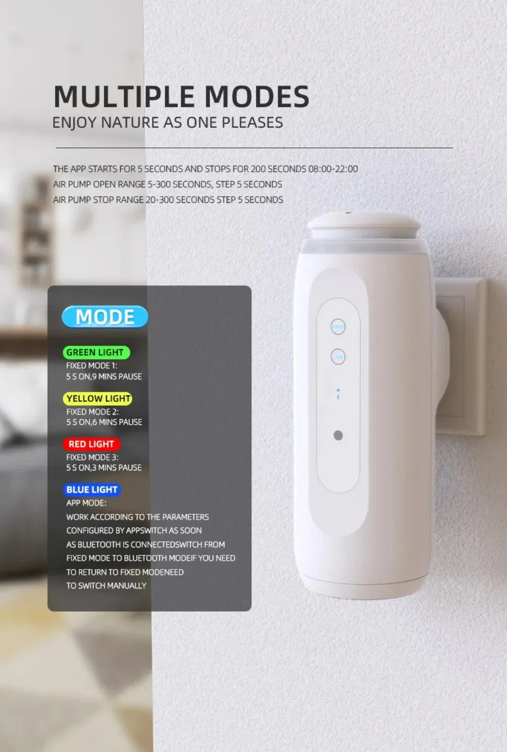 Wall Plug Aroma Smart Fragrance Diffuser