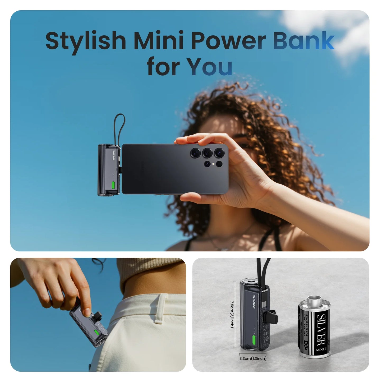 Ultra-Compact 5,000mAh Portable Power Bank