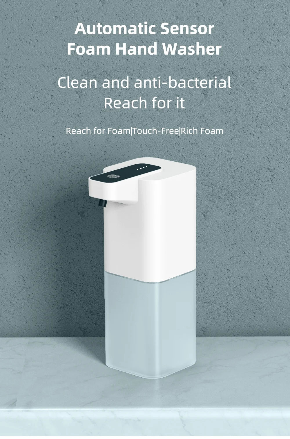 Automatic Soap Dispenser Infrared Sensing Foam Hand Sanitizer USB Rechargeable Foaming Hand Soap Dispenser For Home Bathrooms