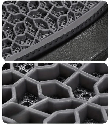 1pc Gel Seat Cushion - Honeycomb Design for Car/Office | Breathable & Machine Washable Pad, Ergonomic Support & Lightweight