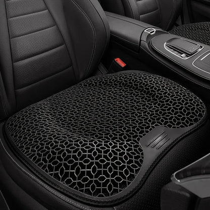 1pc Gel Seat Cushion - Honeycomb Design for Car/Office | Breathable & Machine Washable Pad, Ergonomic Support & Lightweight