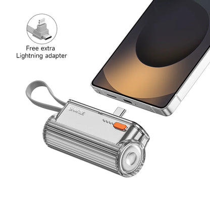 Ultra-Compact 5,000mAh Portable Power Bank