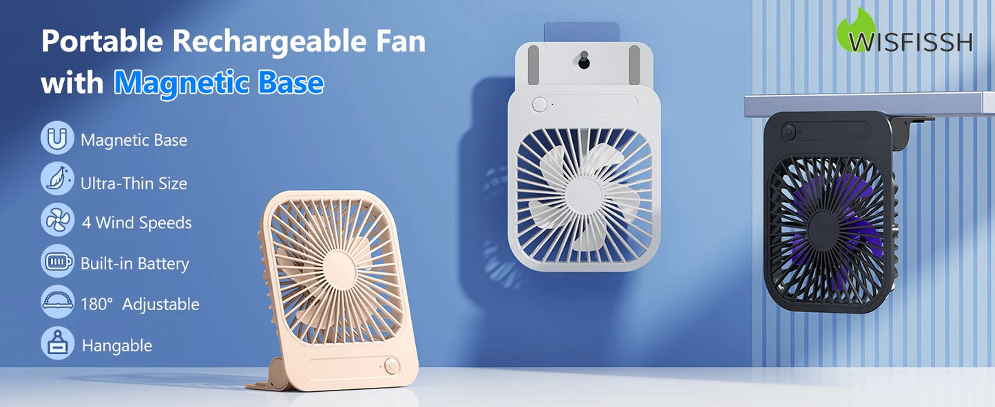 Rechargeable Desktop Fan