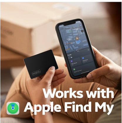 Ultra-Slim Wallet Tracker Card – Works with Apple Find My