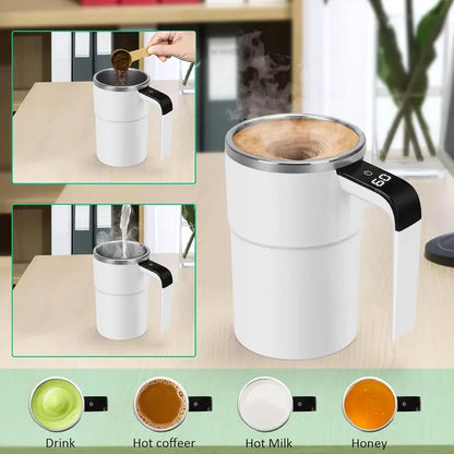 USB Rechargeable Self-Stirring Coffee Cup