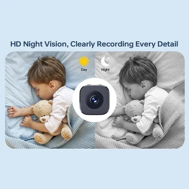 Mini WiFi Security Camera – 1080P HD, Night Vision & Motion Detection