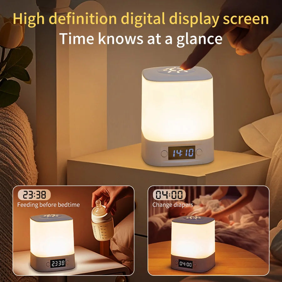 Rechargeable Clock Night Light