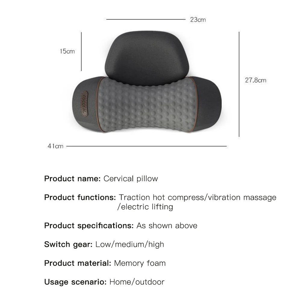 Electric Neck & Shoulder Massager Pillow