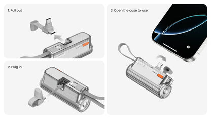 Ultra-Compact 5,000mAh Portable Power Bank