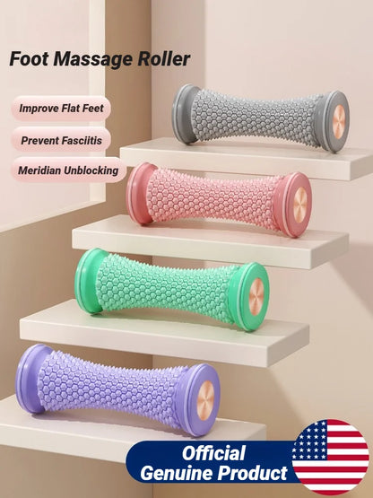 Foot Leg Roller Massager Yoga Plantar Fascia Home Fitness Fingerpressure Board Deep Muscle Relaxation Massage Ergonomic