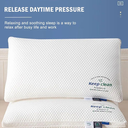 ZT1 High Elasticity Anti collapse 3D Soft Neck Protection Single Sleep Aids Pillow Hotel Home Bedding Body Pillow