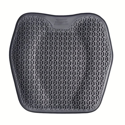 1pc Gel Seat Cushion - Honeycomb Design for Car/Office | Breathable & Machine Washable Pad, Ergonomic Support & Lightweight