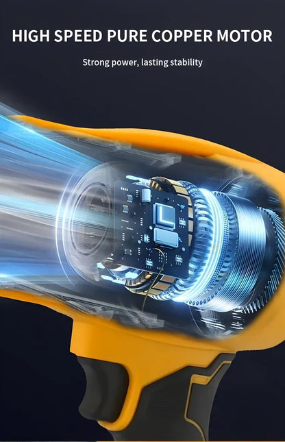 Cordless Handheld Electric Air Blower – Brushless Motor, Rechargeable