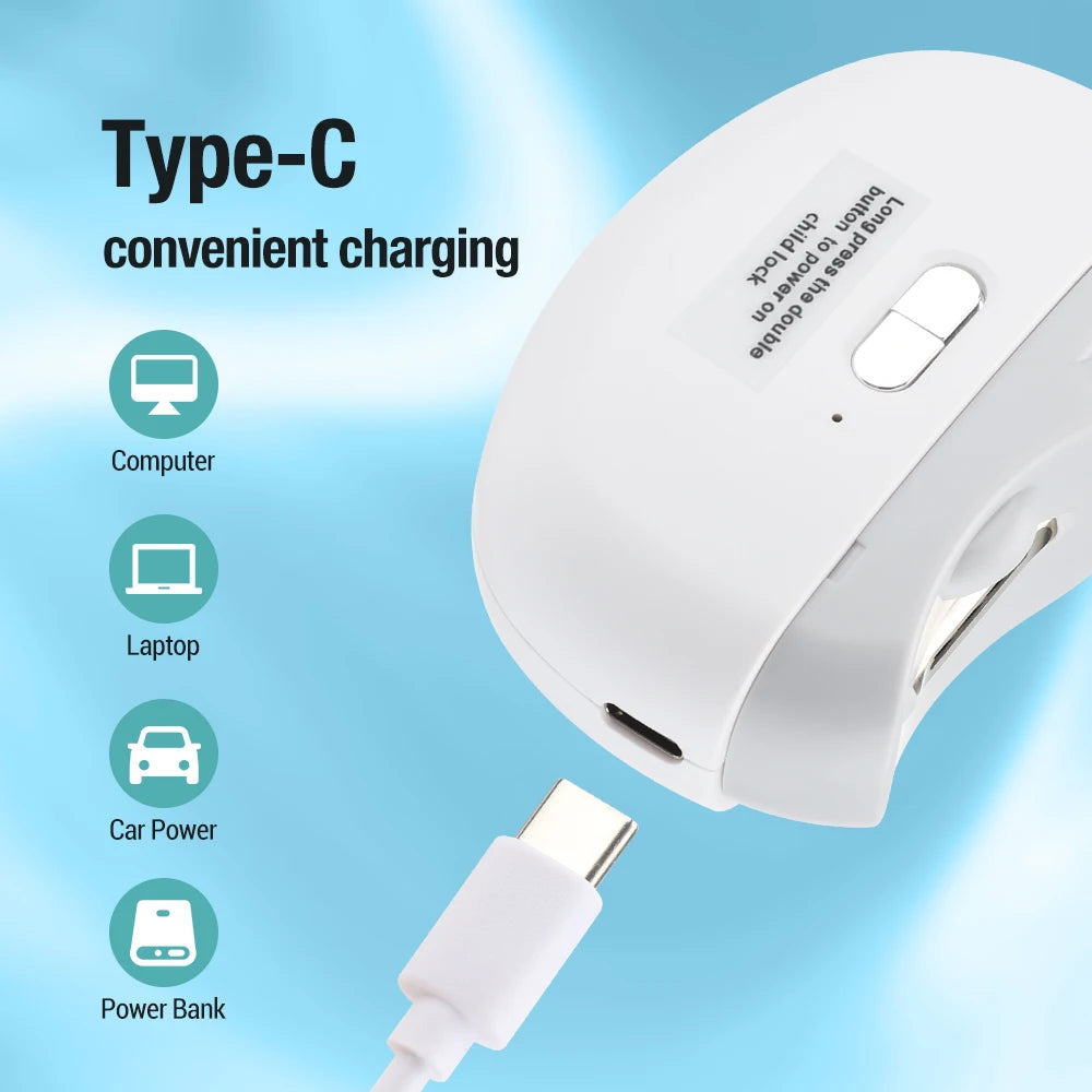 Electric Nail Clipper Grinding and Polishing