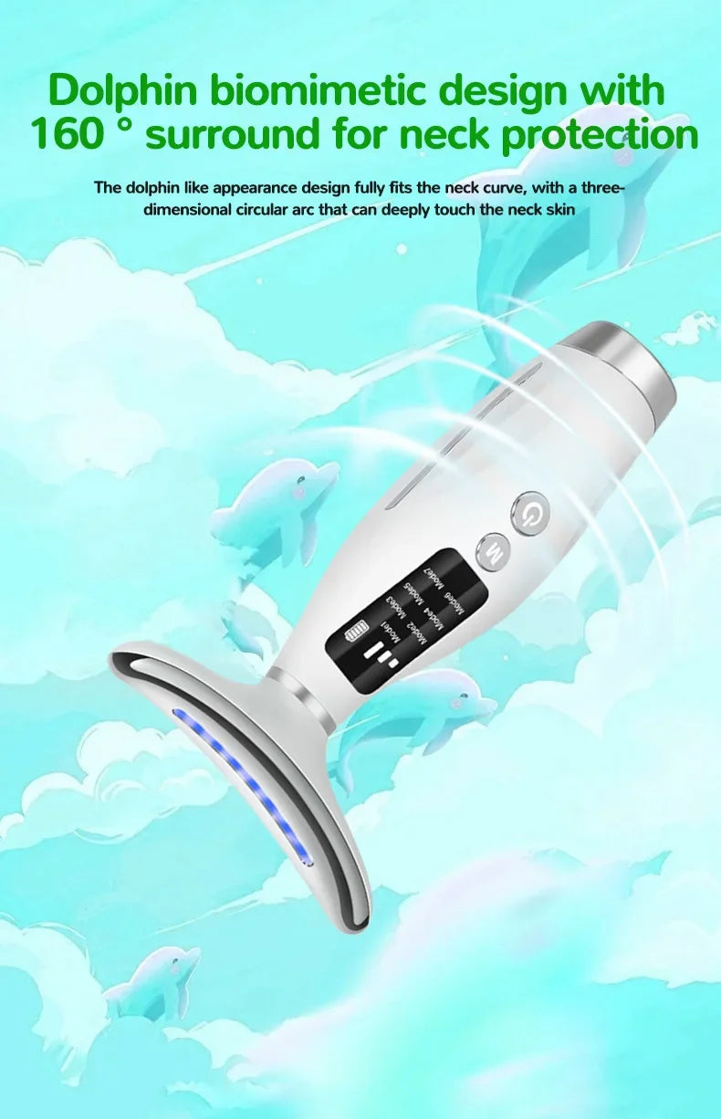 LED Facial Massage Device – EMS & Vibration Skincare Tool