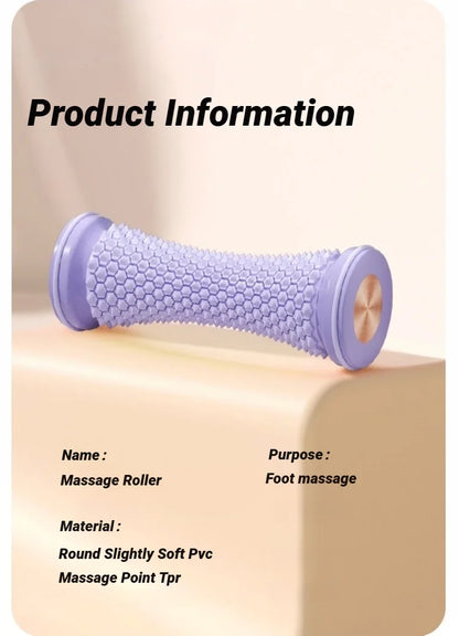 Foot Leg Roller Massager Yoga Plantar Fascia Home Fitness Fingerpressure Board Deep Muscle Relaxation Massage Ergonomic