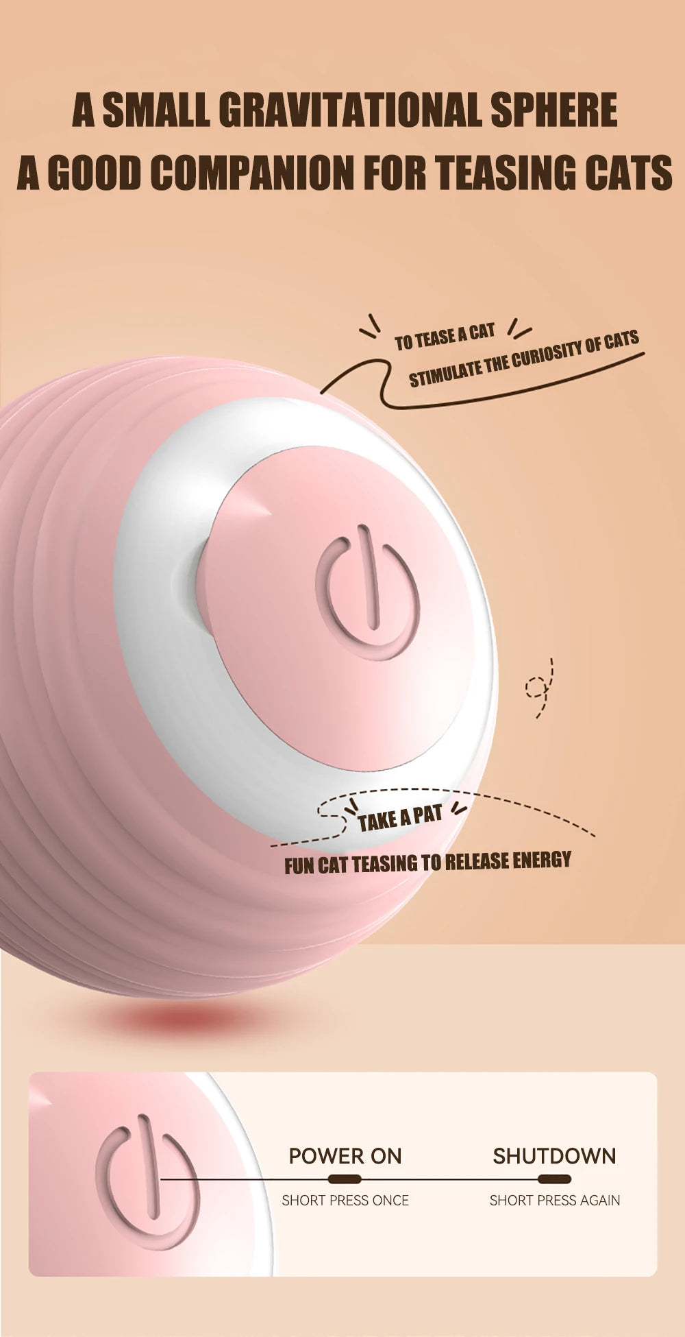 Smart Cat Toy Ball