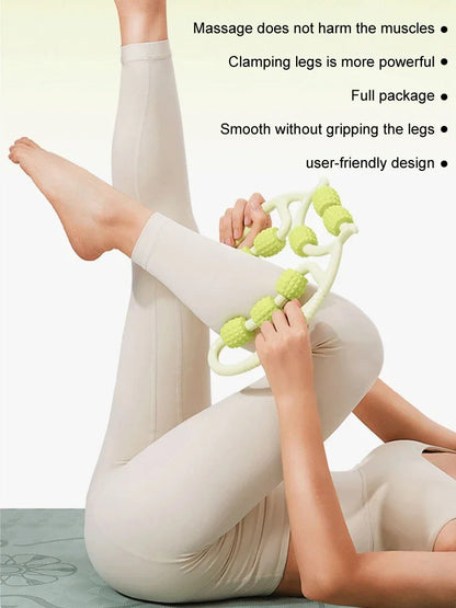 12 Rounds Of Circular Leg Slimming Muscle Stretching And Relaxation Massage Equipment, Leg Slimming Artifact, Circular Leg Clamp