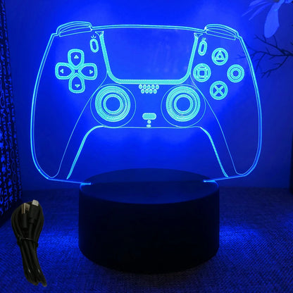 3D LED Acrylic Night Light (Touch & Remote Control)