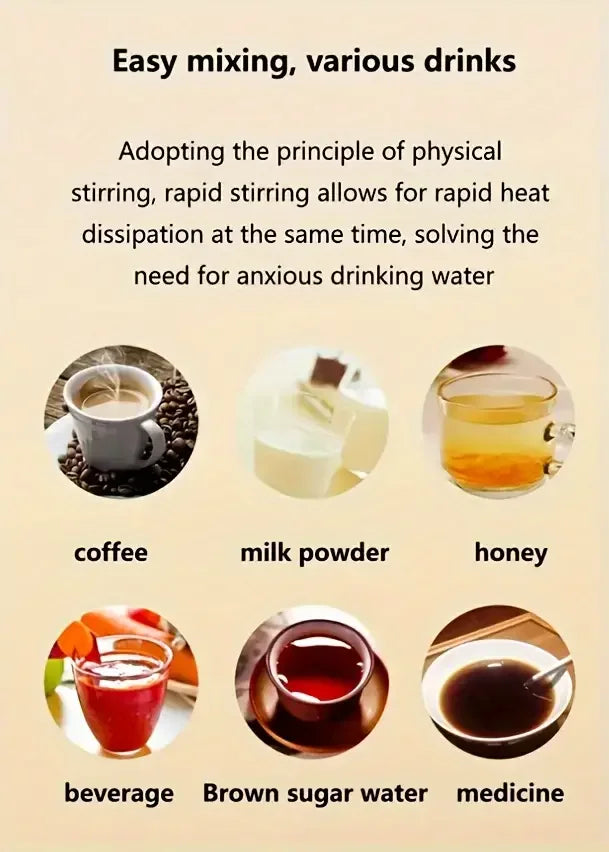 USB Rechargeable Self-Stirring Coffee Cup