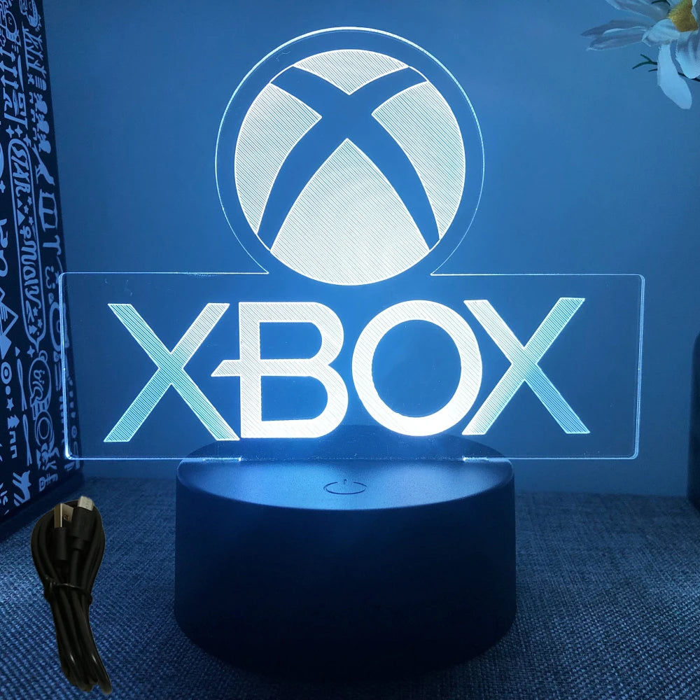 3D LED Acrylic Night Light (Touch & Remote Control)