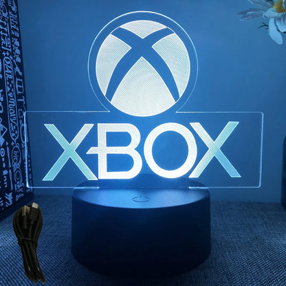 3D LED Acrylic Night Light (Touch & Remote Control)