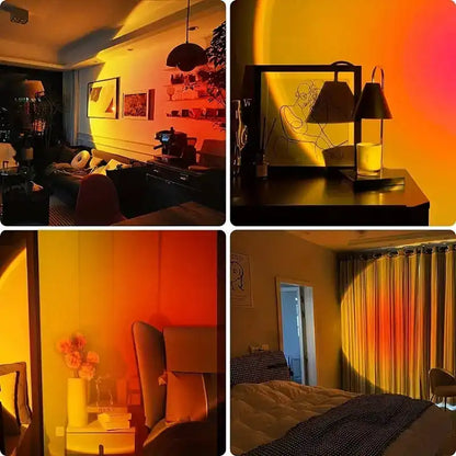 USB Sunset Projection Lamp – Ambient Light for Cozy Atmosphere