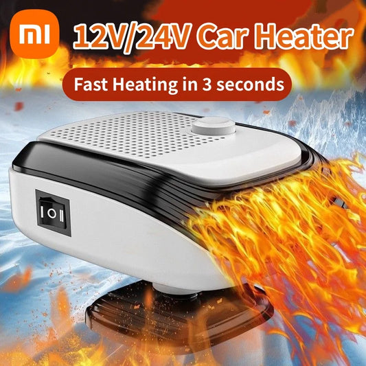 12V / 24V Car Heater &amp; Windshield Defroster – Dual Speed Fast Heating