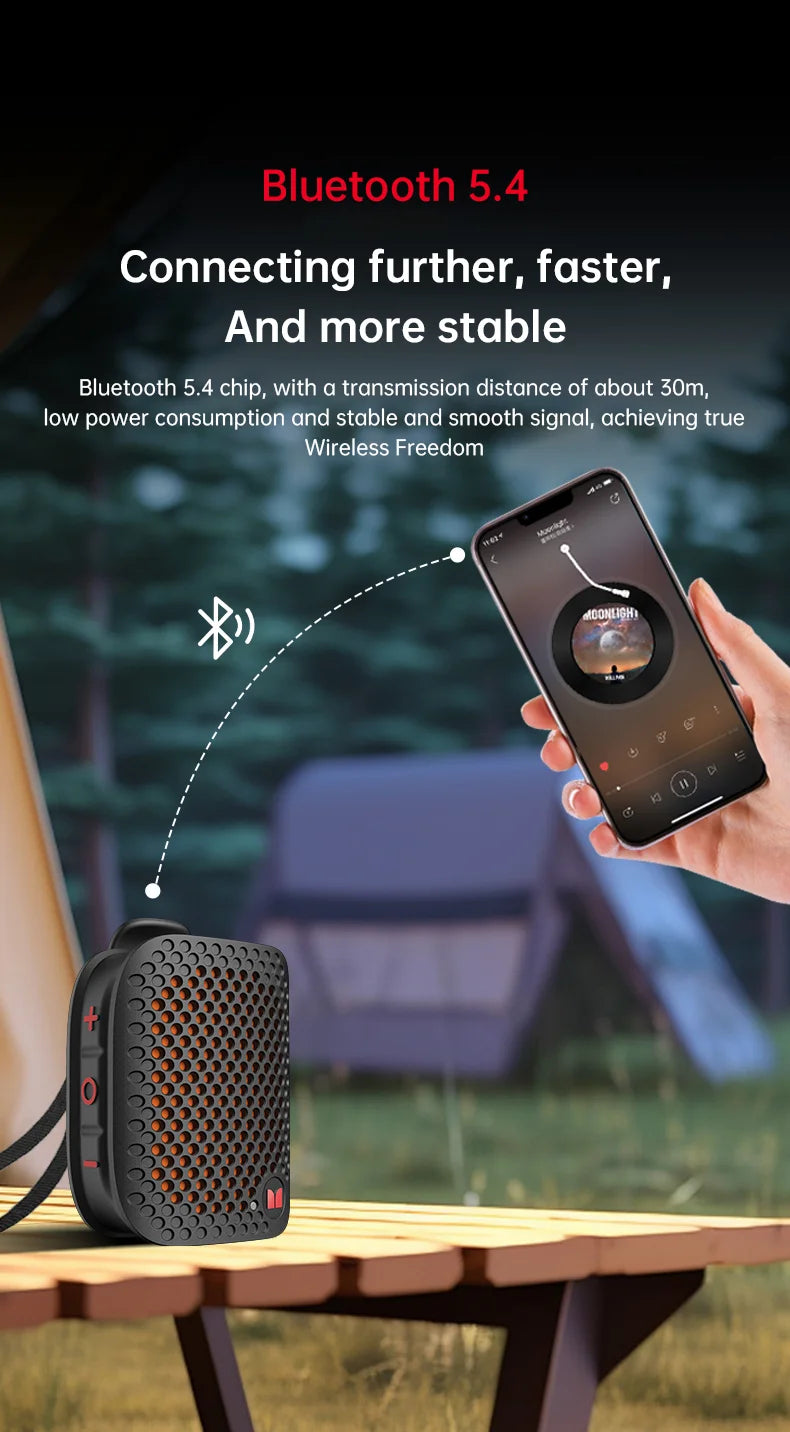 Portable Bluetooth Speaker – Waterproof, Compact Wireless Audio
