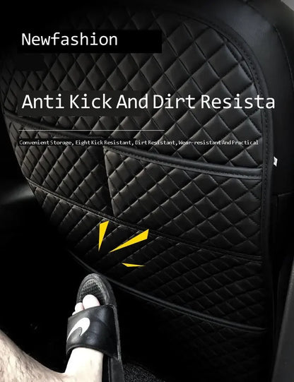 Car Anti-Kick Pad with Organizer Pocket