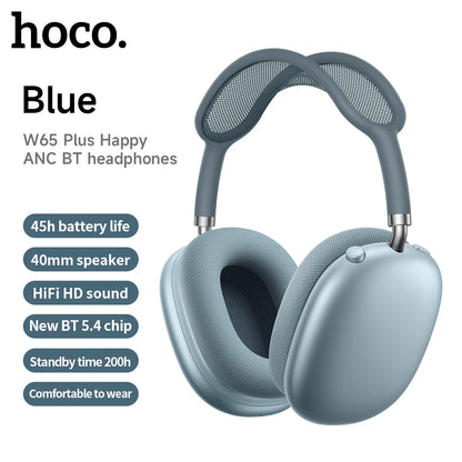 Wireless ANC Bluetooth Headphones – Long Battery Life, Comfortable Over-Ear Design