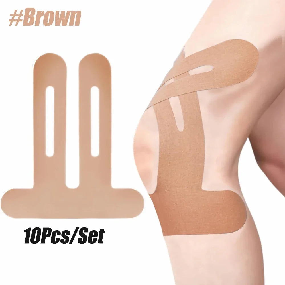 Kinesiology Tape – 10-Pack Waterproof Sports Knee Support Strips