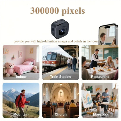 Mini WiFi Security Camera – 1080P HD, Night Vision & Motion Detection
