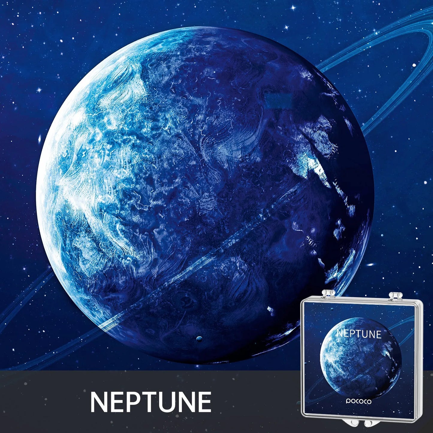 Galaxy Projection Slides Set – 8 Real Space Images (Slides Only)