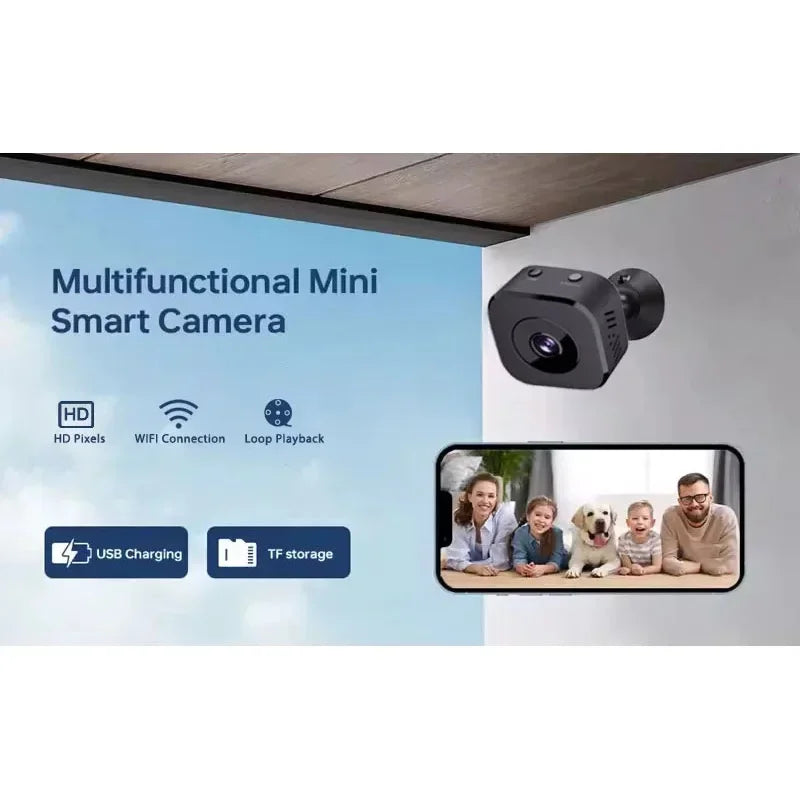 Mini WiFi Security Camera – 1080P HD, Night Vision & Motion Detection