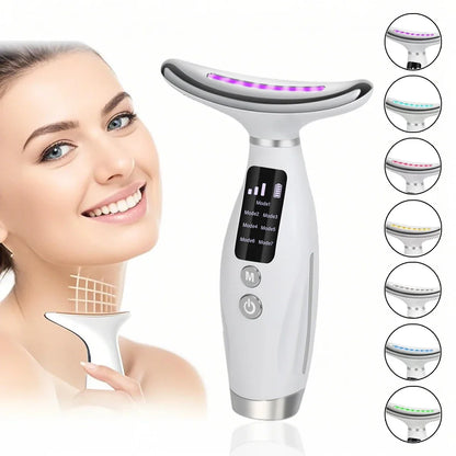 LED Facial Massage Device – EMS & Vibration Skincare Tool