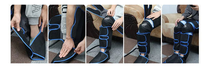 Cordless Heated Leg Massager – Full-Leg Compression with Knee Heat Therapy