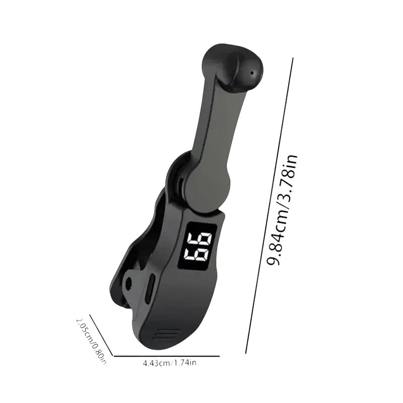 zero2cart black adjustable automatic screen clicker for smartphones with LED digital speed display and clip-on design