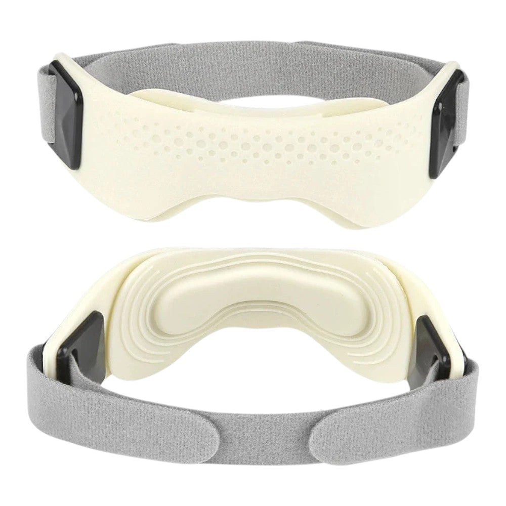 zero2cart adjustable beige patellar tendon support strap with contoured silicone pad and gray elastic band