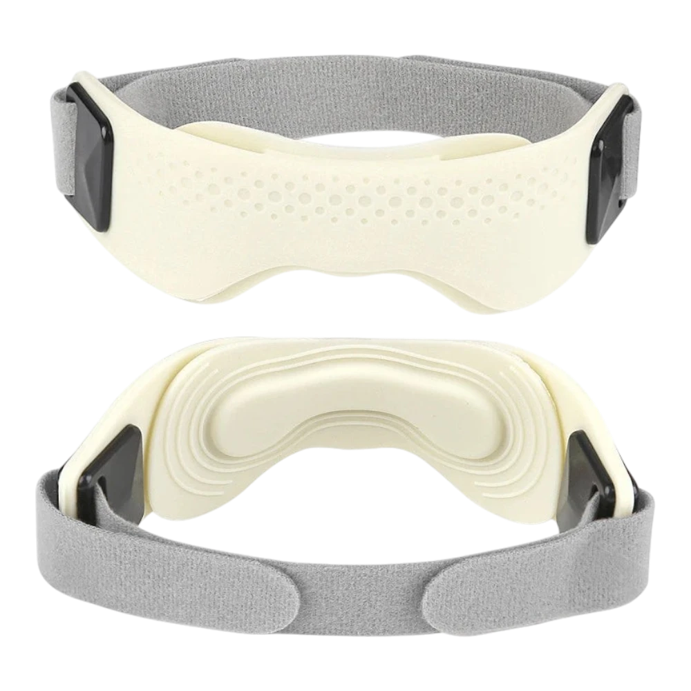zero2cart adjustable beige patellar tendon support strap with contoured silicone pad and gray elastic band