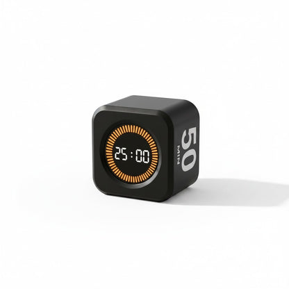 zero2cart black mini digital flip timer with LCD display and gravity sensor for productivity and focus