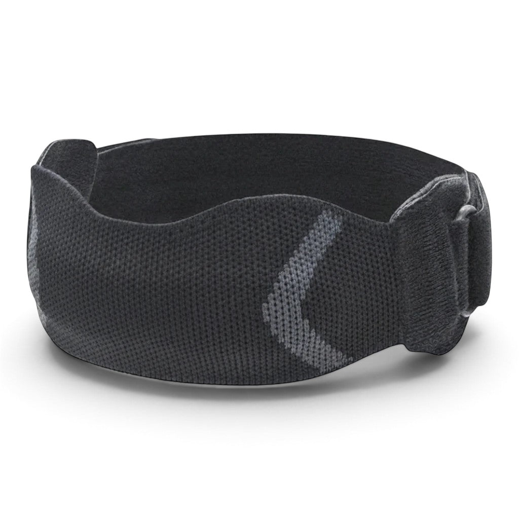 zero2cart adjustable black patella tendon knee strap with knit fabric for sports support and pain relief