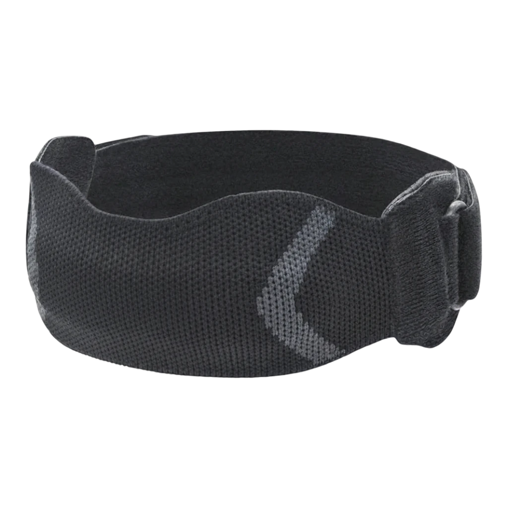 zero2cart adjustable black patella tendon knee strap with knit fabric for sports support and pain relief