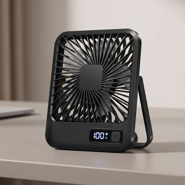Rechargeable Folding Desk Fan