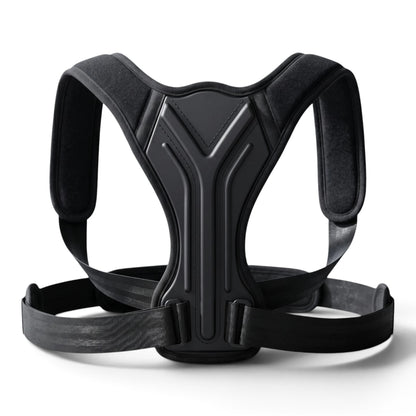 zero2cart black adjustable posture corrector brace with soft shell design for shoulder support