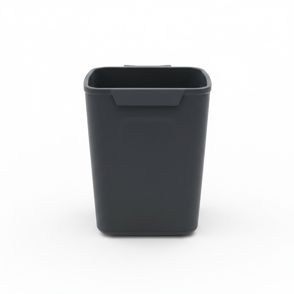 zero2cart black silicone car door trash bin with a compact square design for convenient vehicle organization
