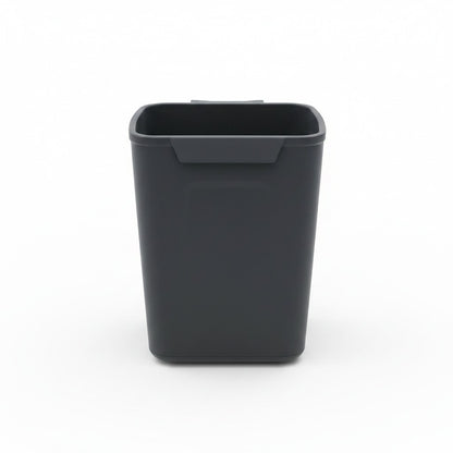 zero2cart black silicone car door trash bin with a compact square design for convenient vehicle organization