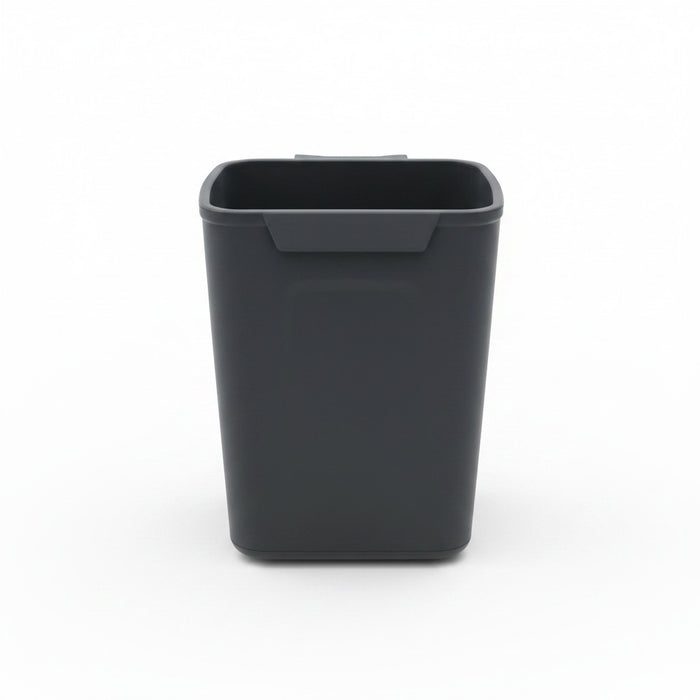 zero2cart black silicone car door trash bin with a compact square design for convenient vehicle organization