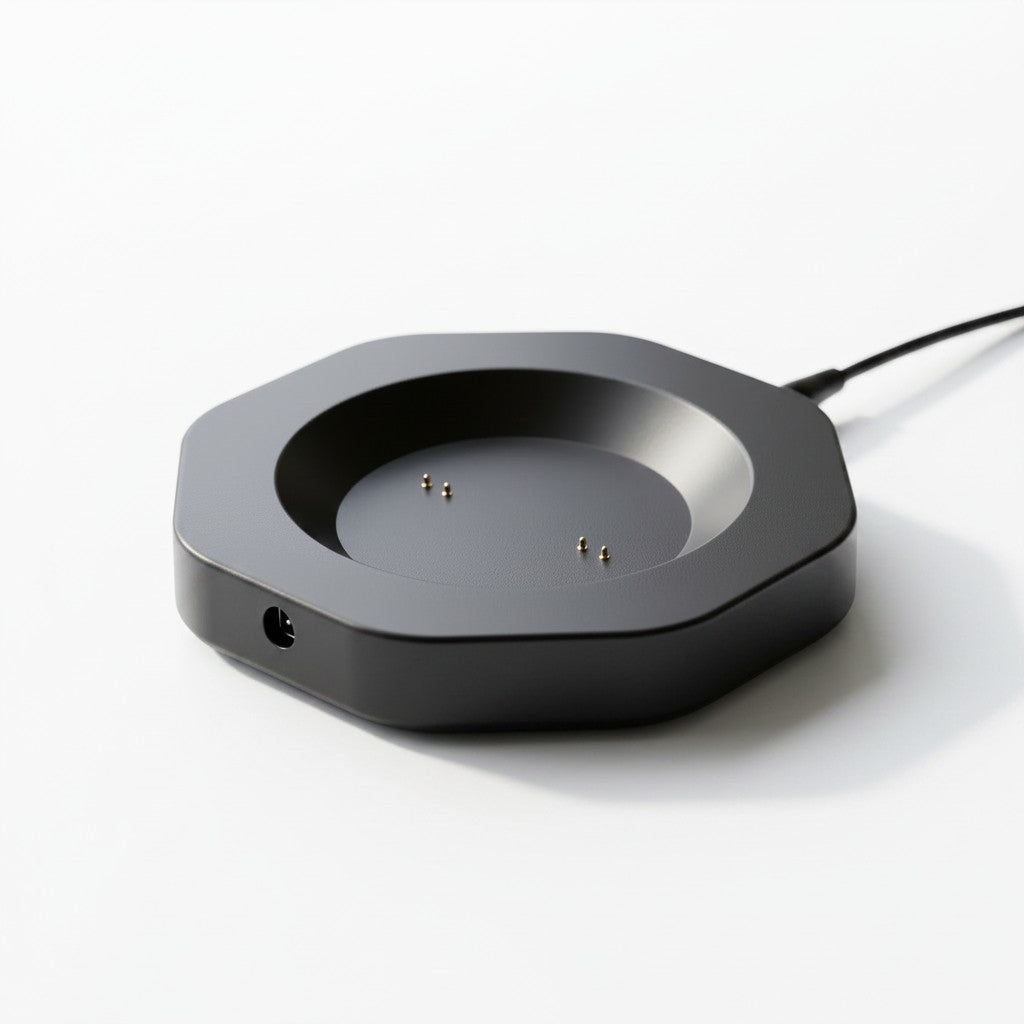 zero2cart black smart mug charging dock with probe interface and non-slip base for temperature-control mugs