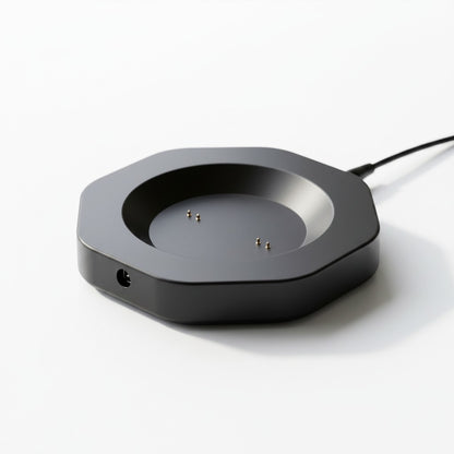 zero2cart black smart mug charging dock with probe interface and non-slip base for temperature-control mugs